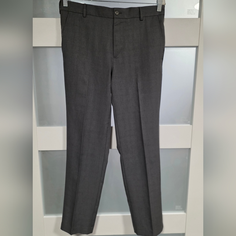Van Heusen Black Straight Dress Pants